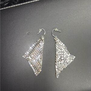 Express Shimmering Silver Earrings